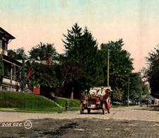 Vintage c.1910 Postcard Bucyrus Ohio North Sandusky Avenue Vintage Auto-B2-112 picture