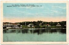 LA POINTE, Madeline Island, WI Old Mission, Cottages, Grounds Wisconsin Postcard picture