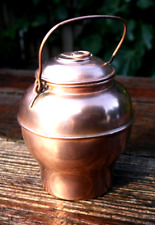 Vintage  Swedish Copper Container Jar Lidded picture