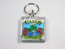 Vintage Louisiana Cajun Country cute 3-d Gator keychains picture