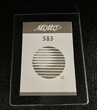 AT&T Rookie Card 1987 Motto Trivia Game Trading Card #583 Logo Phone Board 80s picture