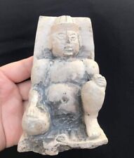 Wonderfull Old Bactrain Ancient Seated Male Figure Northern Afghanistan Statue picture