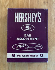Vintage Empty Hershey's Chocolate Candy Assortment Box, Item No 204, 75 Bars picture