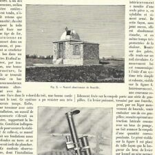 Amateur Observatories - Astronomy - - 1904 Press Article picture
