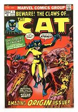 Cat #1 VG+ 4.5 1972 1st app. Greer Grant later Tigra picture