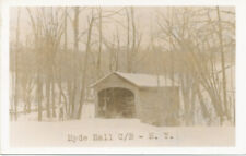 Cooperstown NY * Hyde Hall Covered Bridge RPPC * Oldest in US ?  1825 picture