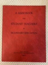 Vintage Kansas State Teachers College Handbook For Student Teachers 1965 picture