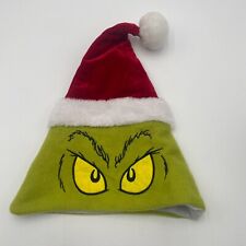 Dr. Seuss How The Grinch Stole Christmas Holiday Santa Hat Multicolor Polyester picture