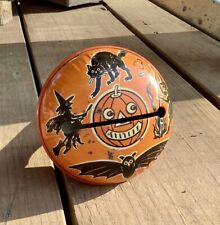 Vintage Kirchhof Halloween Noisemaker Life Of The Party Witches Wooden Handle picture