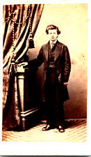 Antique c1860s CDV Photograph  Boy Cadiz, Ohio by Davis picture