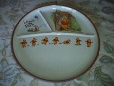 Vintage Winnie the Pooh Ceramic Plate Made In Japan by Sango-Toki picture