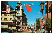 San Francisco's Chinatown. Vintage California Post Card. Unposted picture