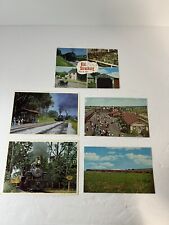 VTG Lot Of 5 Strausburg Railroad Pennsylvania Unused Postcards Trains Railway  picture