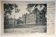 Maine ME Lewiston “Central Maine General Hospital” Postcard c1906 picture