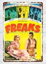 1932 Freaks horror movie poster metal tin sign new home decoration picture