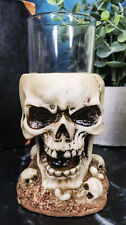 Grinning Giant Skull With Missing Tooth On Skulls Graveyard Shot Glass Shooter picture