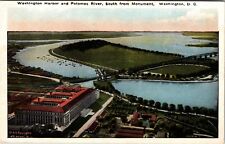 Washington Harbor & Potomac River From Monument Washington D.C Antique Postcard  picture