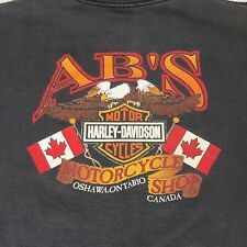 AB'S Harley Davidson T Shirt Motorcycle Shop Oshawa Ontario Canada  XL picture
