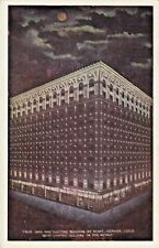 Vintage Postcard  COLORADO  GAS AND ELECTRIC BUILDING AT NIGHT  UNPOSTED picture