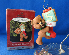 Hallmark Ornament Child's Age Collection 1998 Child's My 5th Fifth Christmas picture