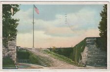 Fort Monroe Virginia VA Postcard 1908 The Garrison Flag Washington DC Newport KY picture