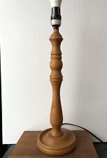 CN Burman Co. 2003 Wood Turned Electric Table Lamp MCM Classy picture