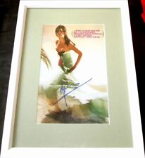 Penelope Cruz autographed signed autograph auto sexy magazine photo framed (JSA) picture