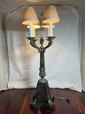 Vintage Maitland Smith Marble Bronze Table Lamp - Beautiful Piece picture