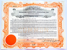 1950 Stock Certificate Producers Marketing Association Indianapolis Indiana IN picture