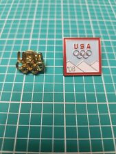 Vtg 2006  Official Olympic Olympics Pin Lot Of 2 Pins USA picture