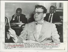 1955 Press Photo Joseph Rauh appears at Senate Internal Security hearing in D.C. picture