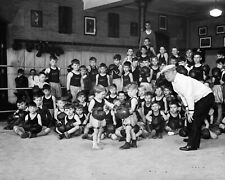 Navy children boxing 1932 Vintage Old Photo 8.5 x 11 Reprints picture