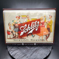 1957 Schlitz 3-D Beer Sign Copyright 1957 Vintage Bar Decor 🍺🪧 picture