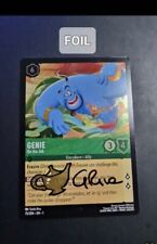 Genie FOIL Lorcana COLOR signed And Sketched By GIULIA RIVA NM PSA BGS  picture