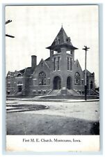1912 First ME Church, Montezuma Iowa IA Posted Antique Postcard picture