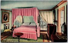 George Washington's Bedroom Mount Vernon Virginia VA House Furniture Postcard picture