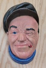 Vintage Bossons Congleton England Chalkware Pancho Head England 1960 picture