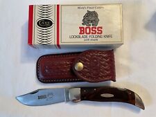 CASE XX Boss 9 Dot Folding Pocket Knife and Sheath Code No 200 P172L Boxed Paper picture