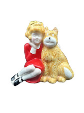 Vtg Eighties Litttle Orphan Annie & Dog Sandy Piggy Bank By Applause 1982, FUN picture