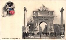 Memorial Arch Erected in Honor of Admiral Dewey NY Postcard PC190 picture