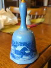 Vintage 'A Home In The Wilderness' by Currier and Ives Blue Bell 5.5” 6066 picture