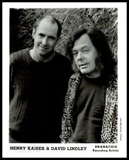 1992 HENRY KAISER & DAVID LINDLEY Vintage Original Photo JAZZ IMPROV GUITARIST picture