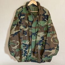US Military Coat Cold Weather Field Camo DLA100-89-C-0435 Large Long picture