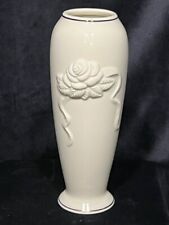 Lenox Rose Blossom Bud Vase Nice White Color With Gold Trim Vintage Vase picture
