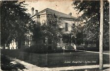 HOSPITAL BUILDING antique picture postcard LIMA OHIO OH c1910 picture