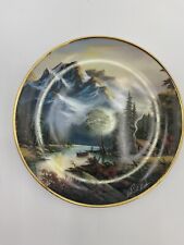 VTG 1992 - Franklin Mint Mountain Retreat Robert Huff Porcelain Collector Plate picture