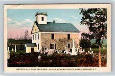Herkimer NY-New York, Old Fort Herkimer Vintage Souvenir Postcard picture