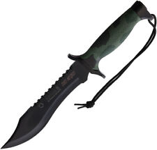 Aitor Oso Fixed Blade Knife Green/Black Camo Polymer Stainless Clip Pt 16010C picture