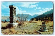 Joseph Oregon OR Postcard Burial Place Of Old Chief Joseph c1960's Vintage picture