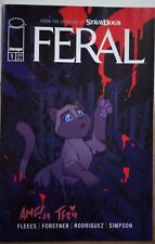 FERAL #1-A (2024) Autographed By TONY FLEECS And TRISH FORSTNER IMAGE Comics New picture